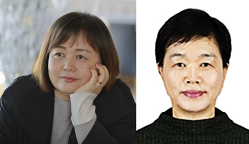 광주대학교 문예창작과 출신으로 신춘문에 당선된 강애영씨(왼쪽)와 이수윤씨. ⓒ광주대학교 제공