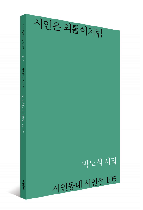 박노식 시인의 두 번째 시집 '시인은 외톨이처럼' 표지 그림.