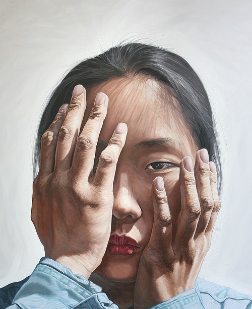 김화순- 그들의 세상을 본다 Ⅱ 160×130cm oil on canvas 2019.