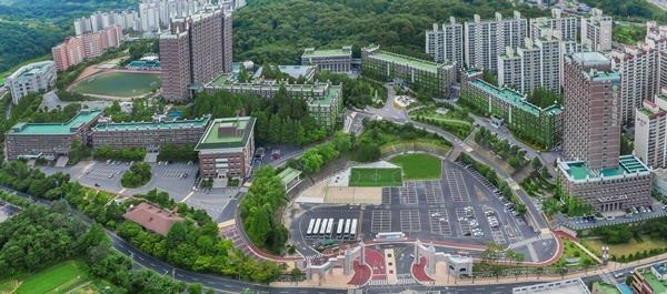 광주대학교 캠퍼스 전경.