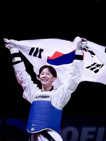 김가현 광주체육고 태권도선수. ⓒ광주시교육청 제공