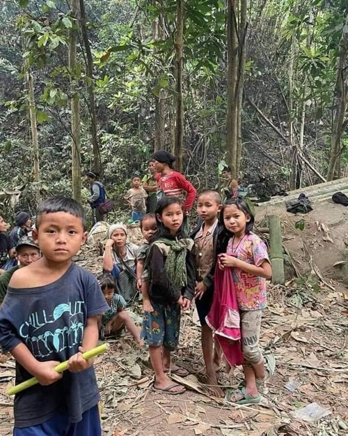 미얀마 소수민족 실향민 캠프의 아이들. ⓒ5.18기념재단 제공