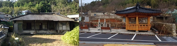 광주광역시가 추진 중인 빈집 정비사업. 왼쪽은 빈집 매입 전 모습, 오른쪽은 매입 후 정비된 모습. ⓒ광주시청 제공