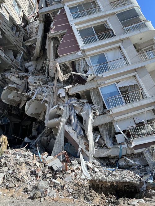튀르키예 지진피해 모습. ⓒ(사)아시아희망나무 제공