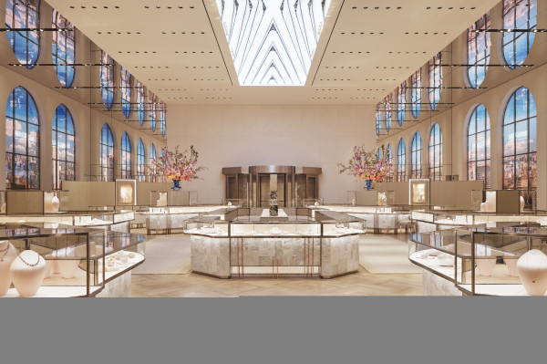 티파니는 지난 2023년 4월 뉴욕 티파니 플래그십 스토어를 리노베이션 해서 그동안 공개된 적 없는 다양한 주얼리 아이템과 예술 작품을 선보이며 뉴욕의 랜드마크로 사랑받고 있다. ⓒ광주신세계백화점 제공